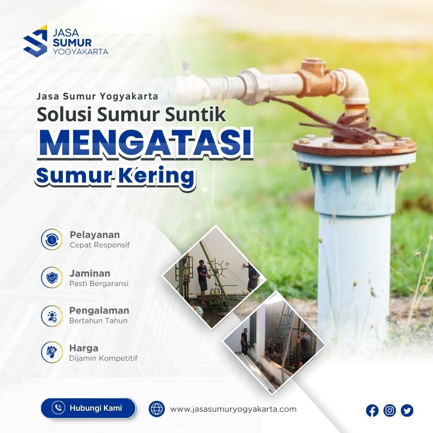 Jasa Sumur Bor Yogyakarta | Ahli Sumur Dalam & Dangkal Bergaransi